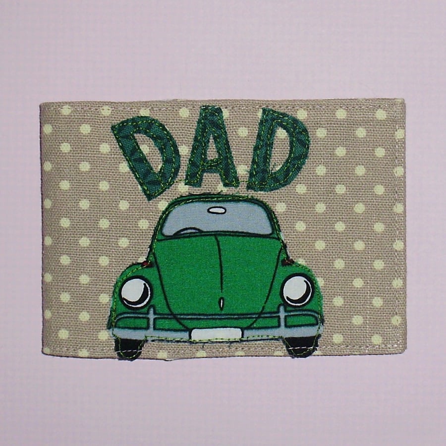 Travel card wallet Dad and beetle
