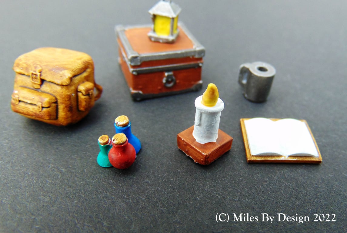 28mm Scale Hand-painted Adventure Set for Tabletop Games