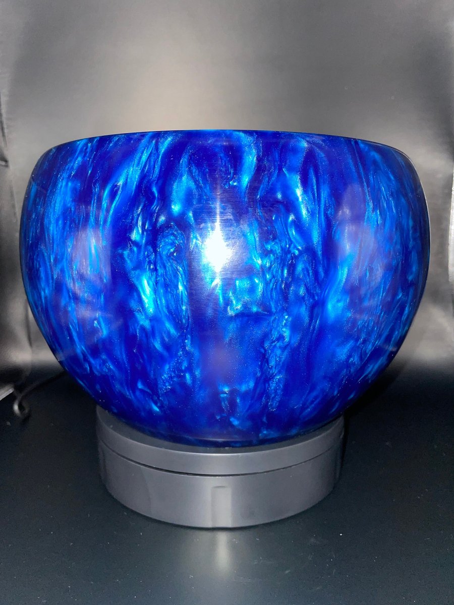 Handmade bowl made from a Bowling Ball