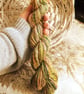 Hollyhock hand spun yarn – 100% Corriedale - 70 yards - Image 4