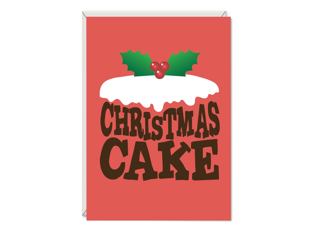 Christmas Cake Christmas Card 