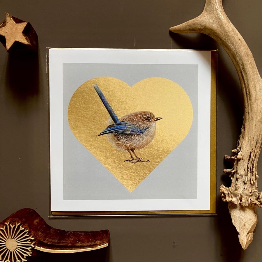 Fairy Wren Greeting Card