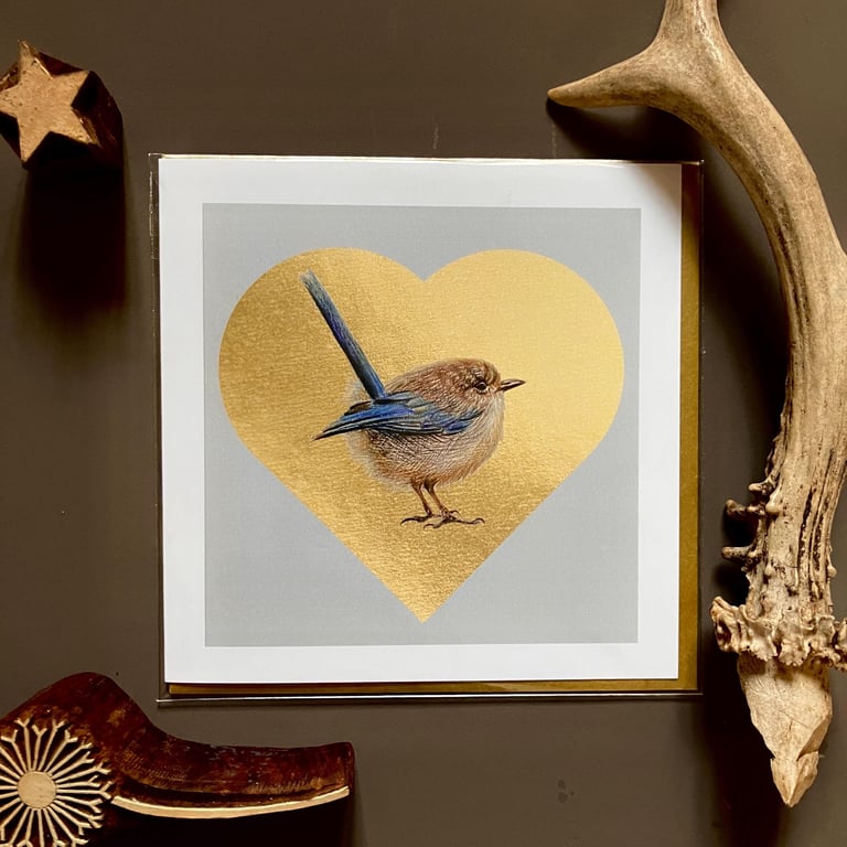 Fairy Wren Greeting Card
