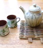 Woven Willow Square Platter Handemade Functional Decoration Made in Scotland - Image 4