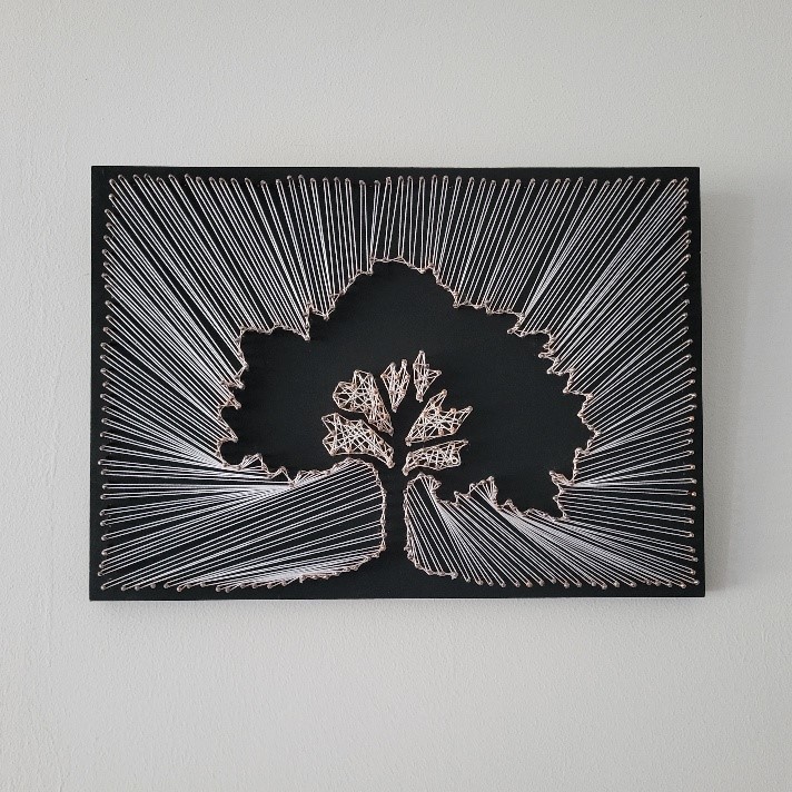 Yggdrasil the Norse Tree Of Life or World Tree string art 