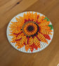 Sunflower Diamond Art Coaster - Image 2