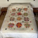 Handmade Patchwork Quilt 'Farmer's Wife'