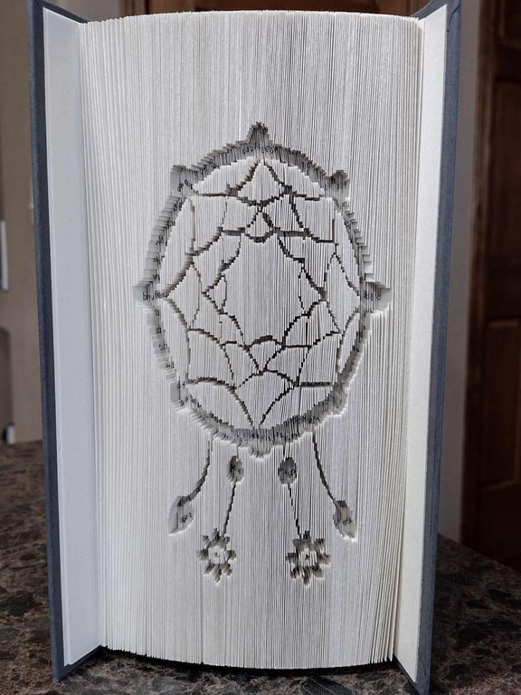 Dream Catcher 180 CUT & FOLD Book Folding Pattern - EMAILED PDF PATTERN