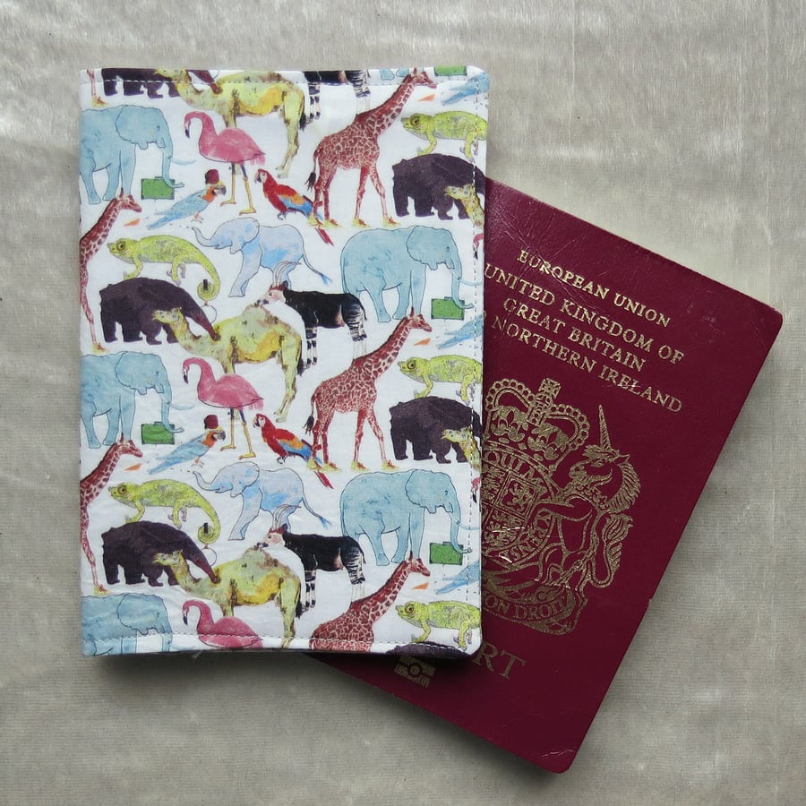 Passport Cover. A passport sleeve made from Liberty Lawn. Passport pouch.