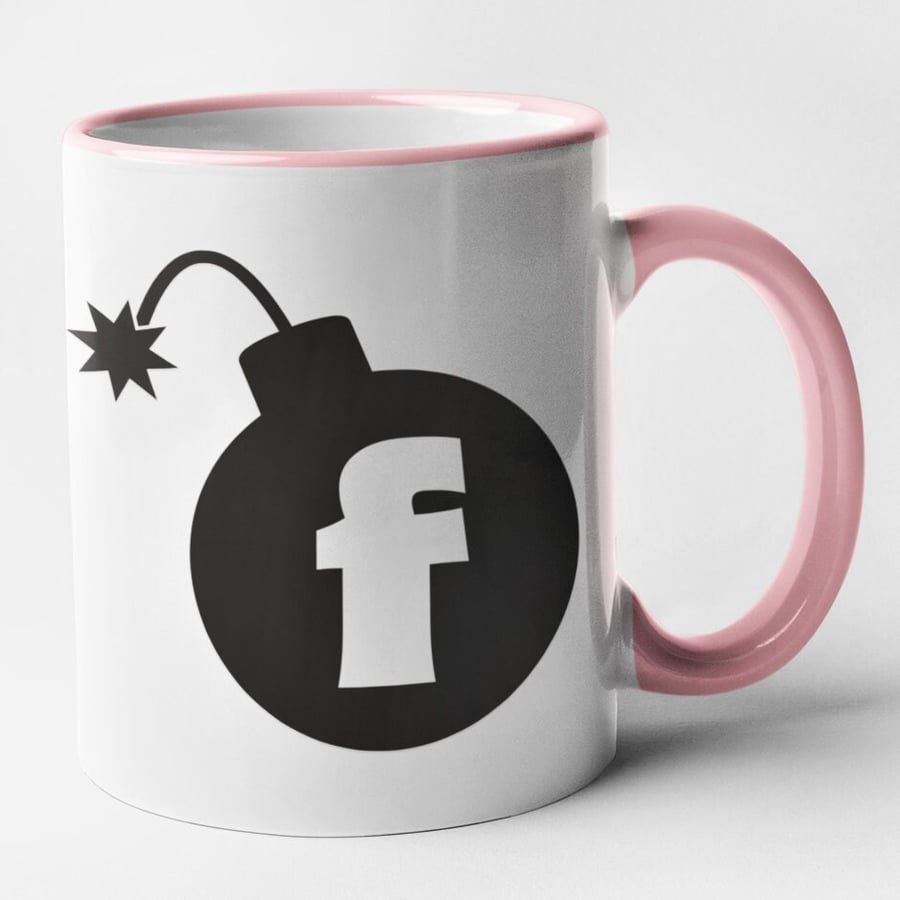 F Bomb Mug Funny Rude Novelty Swearing Mug Christmas Birthday Gift