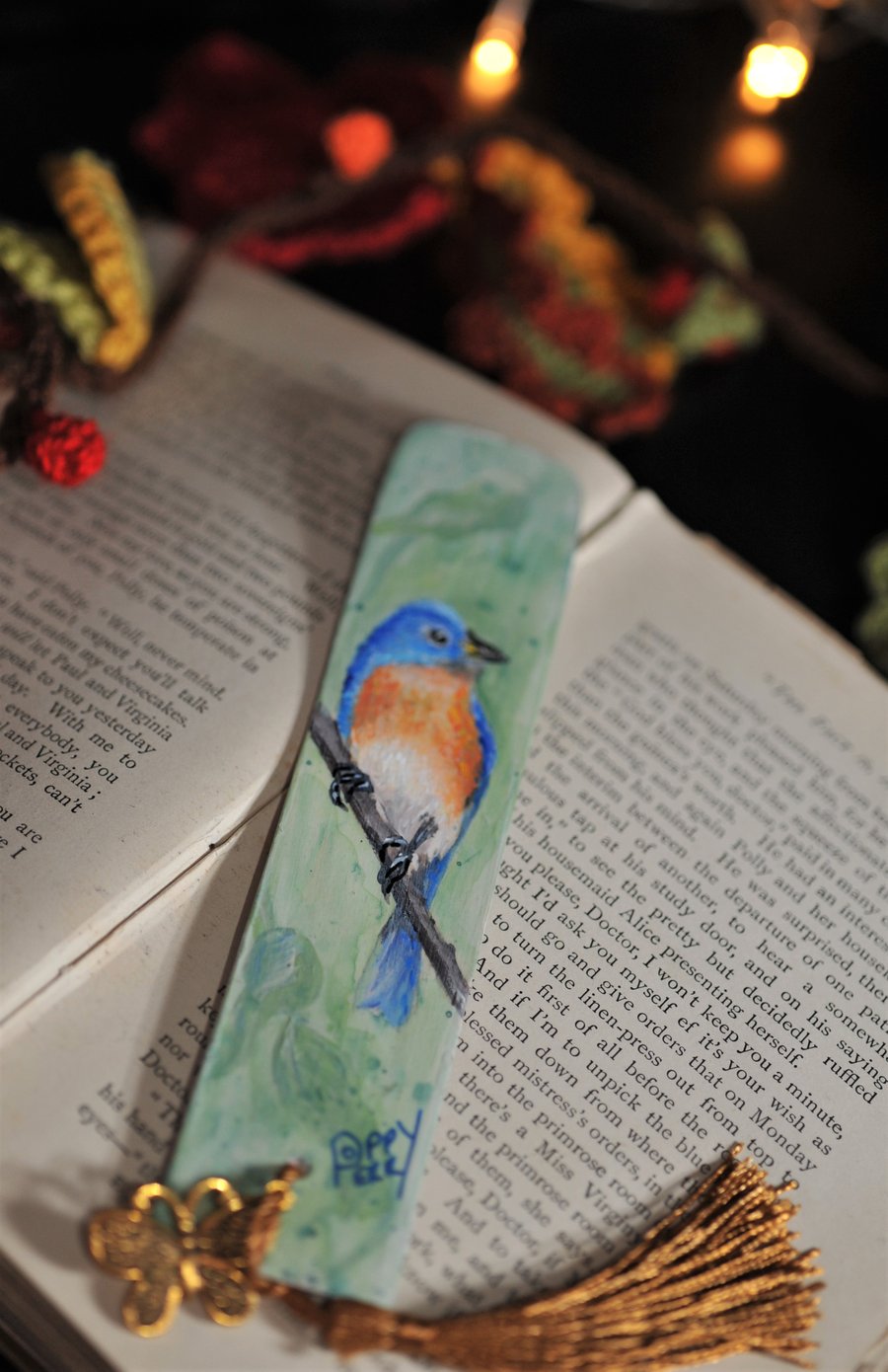 Bluebird bookmark