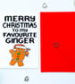 Funny Christmas Card To My Favourite Ginger Christmas Card for Red Heads - Image 2