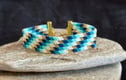 Handwoven beadwork bracelets