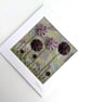 Textile Art, Embroidered Art, Mounted Wall Art - Floral Fantasy - Image 9