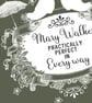 Practically Perfect Personalised Print - 5 colour options - Image 6