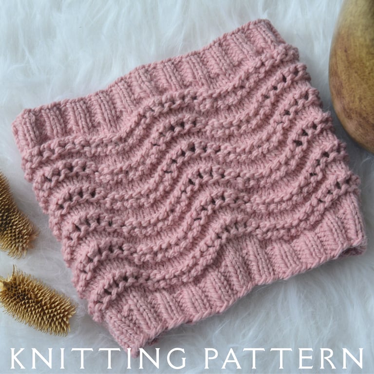 The Cassia Cowl Knitting Pattern PDF Version By Email