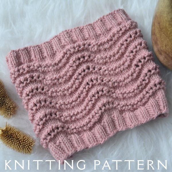 The Cassia Cowl Knitting Pattern PDF Version By Email