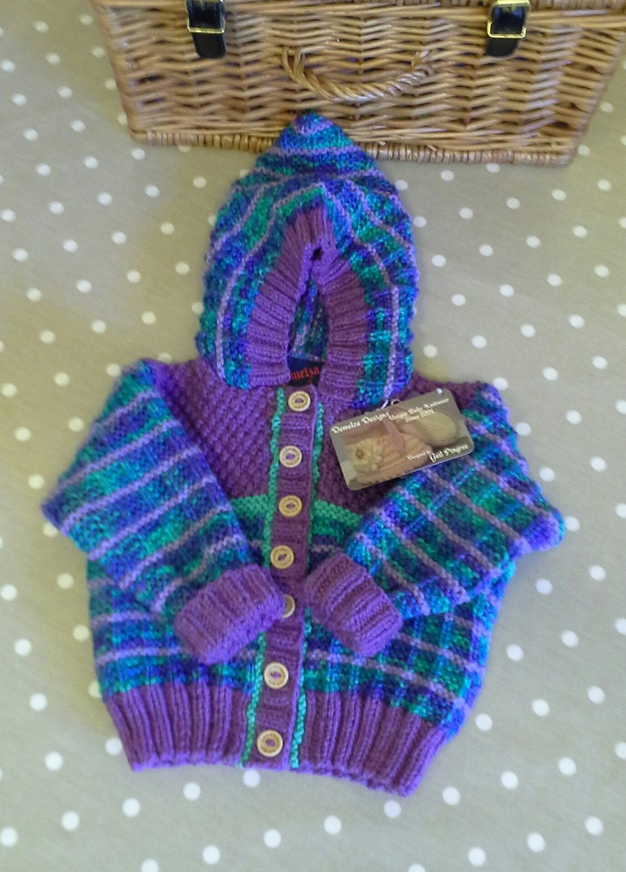 Baby Hooded Cardigan-Jacket  size 9-18 months
