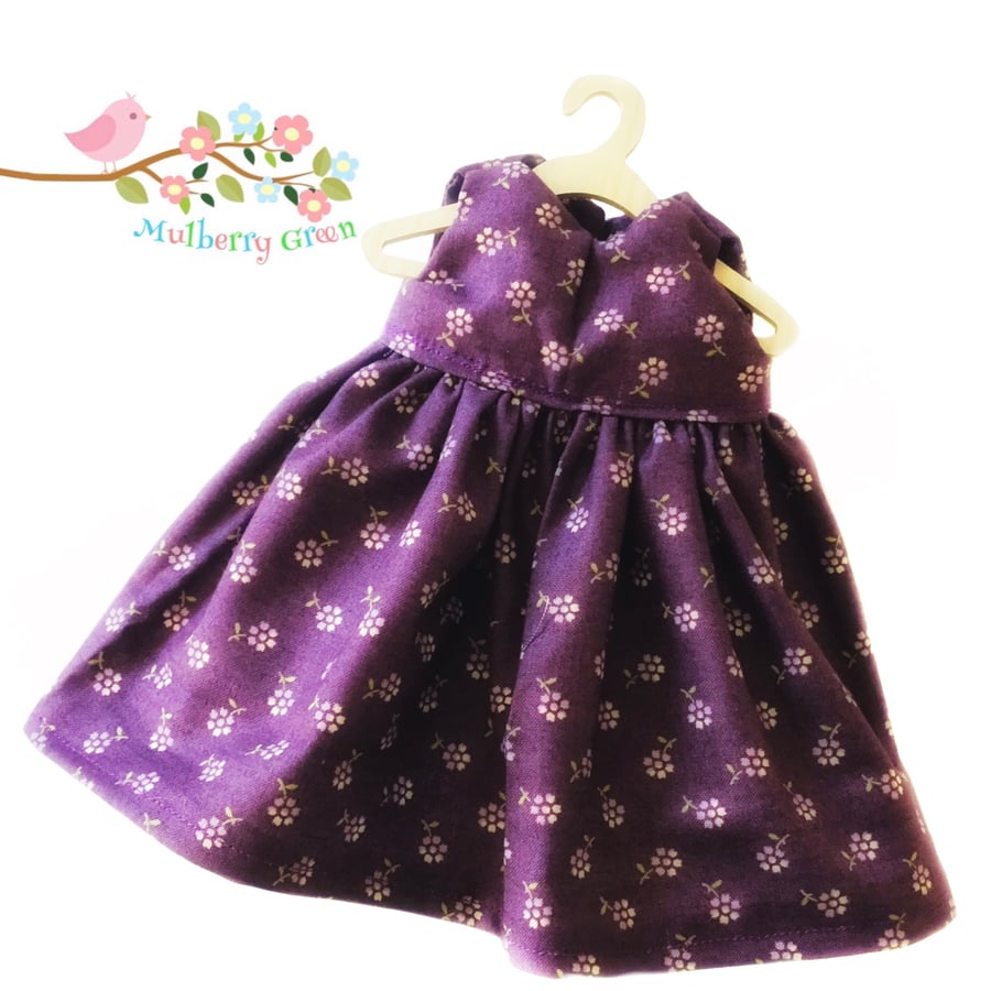 Reserved for Connor - Purple Flowers Dress