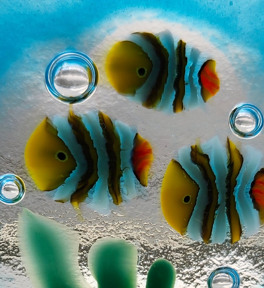 Fused Glass Suncatcher