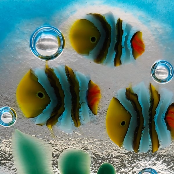 Fused Glass Suncatcher