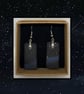 Night sky lightweight clay earrings