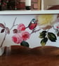 Wooden Stool Step Farrow and Ball Paint Vintage Bird Design Bedroom Bathroom Kit - Image 10