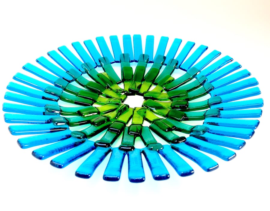 Fused Glass Decorative Dish