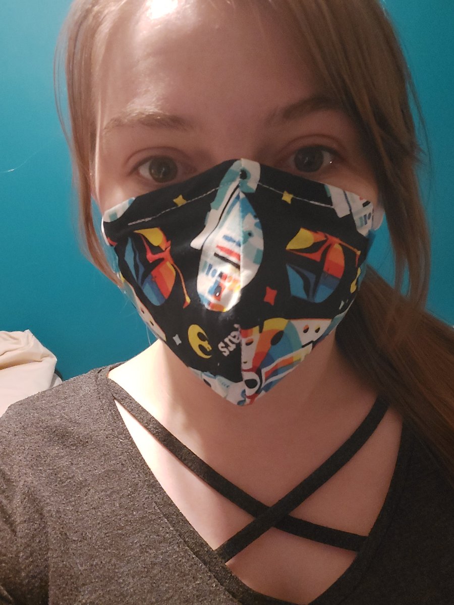 Unisex face mask star wars 2 layers 