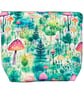 Mushroom Project Bag - Small Knitting Crochet Bag - Handmade Craft Pouch - Image 4