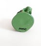 Spooky Green Fake Candle Character Hand Sculpted Air Dry Clay Ornament - Image 6