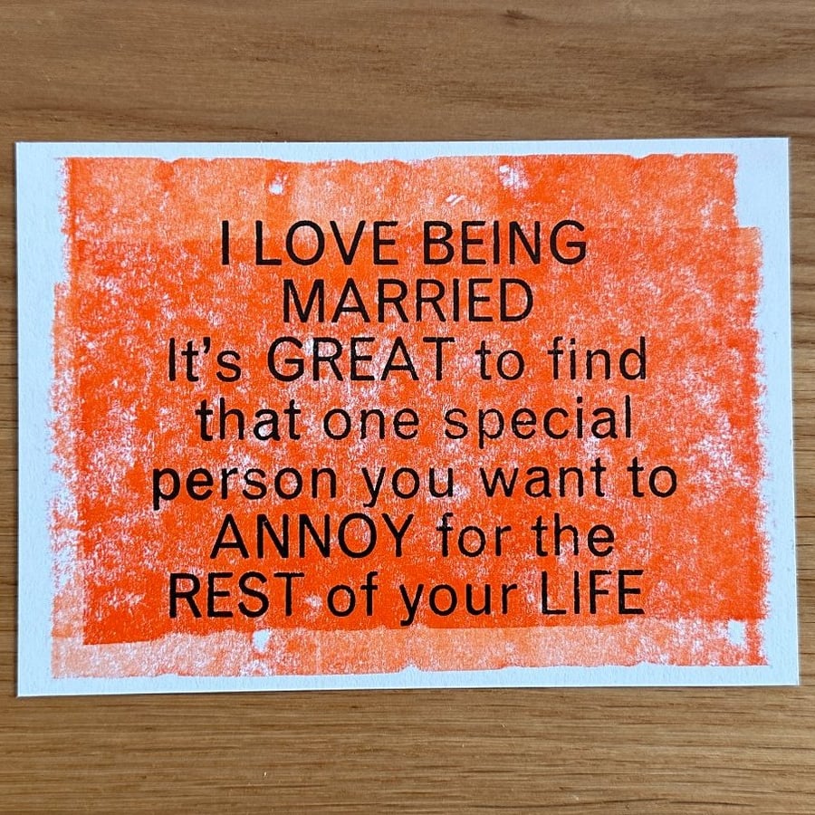 I love Being Married