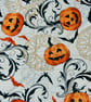 Pumpkin and Bats Fun Halloween Table Runner - Image 6