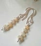 Dainty Ethopian Wello Opal Sterling Silver Earrings - Image 1