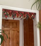 LUXURY CHRISTMAS BUNTING DOOR PELMET VALENCE CURTAIN BANNER 76 cms x 20cm no 1 