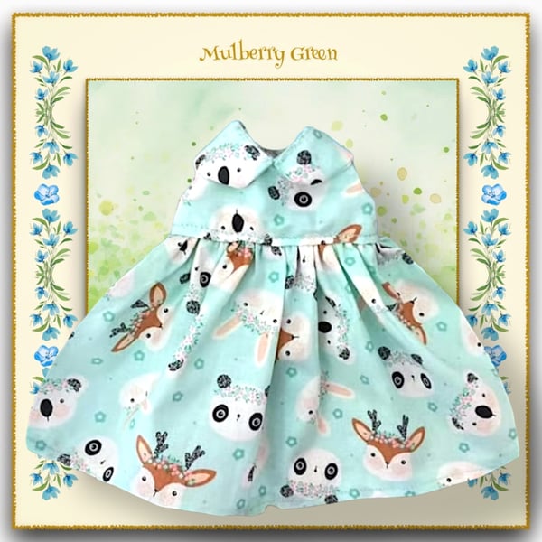 Forest Friends Doll’s Dress