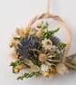 Mini dried flower handmade festive thistle wreath hanging - Image 6