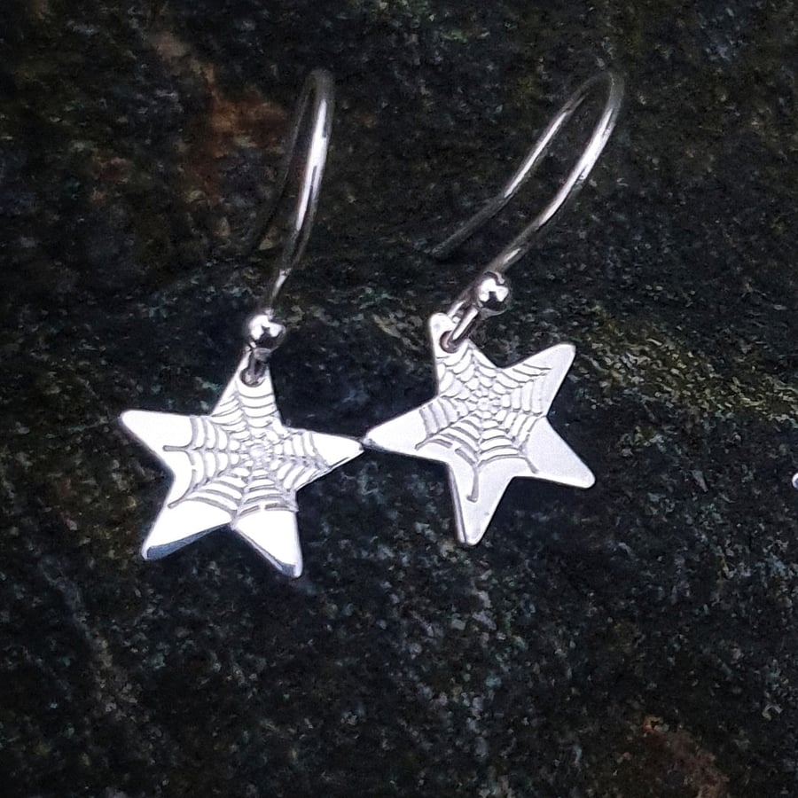 Star Web Earrings 