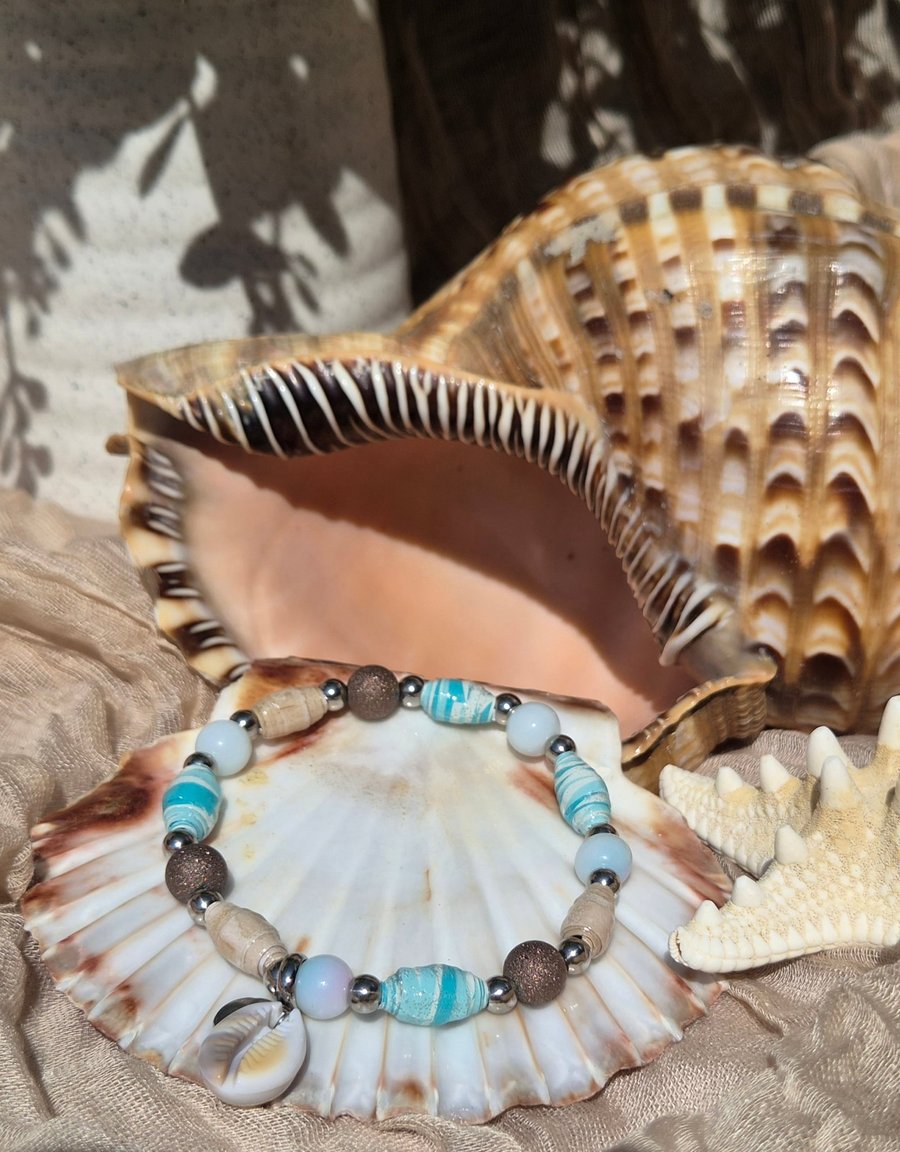 The 'Tranquil Surf' Bracelet (one of a kind) 