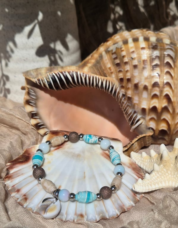 The 'Tranquil Surf' Bracelet (one of a kind) 