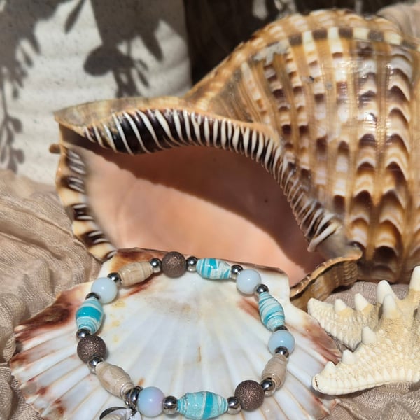 The 'Tranquil Surf' Bracelet (one of a kind) 
