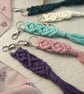 Fringed tassel Macrame Key chain or Handbag charm, luggage accessories, boho  - Image 5