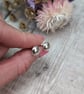 Sterling Silver Pebble Stud Earrings - JBJ3011 - Image 6