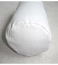 Linen Bolster COVER ONLY 16"x6" Cushion Case Grey Linen Round Cylinder Pillow - Image 2