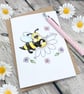 Bee..lieve Bee Card - Birthday Card - Blank Bee Card - Image 1