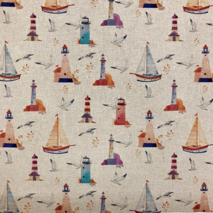 Sailing Boat SeaSide Tablecloth Oval Round Square Rectangle Various Size