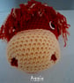Crocheted Highland coo trophy head on wooden board - Image 5