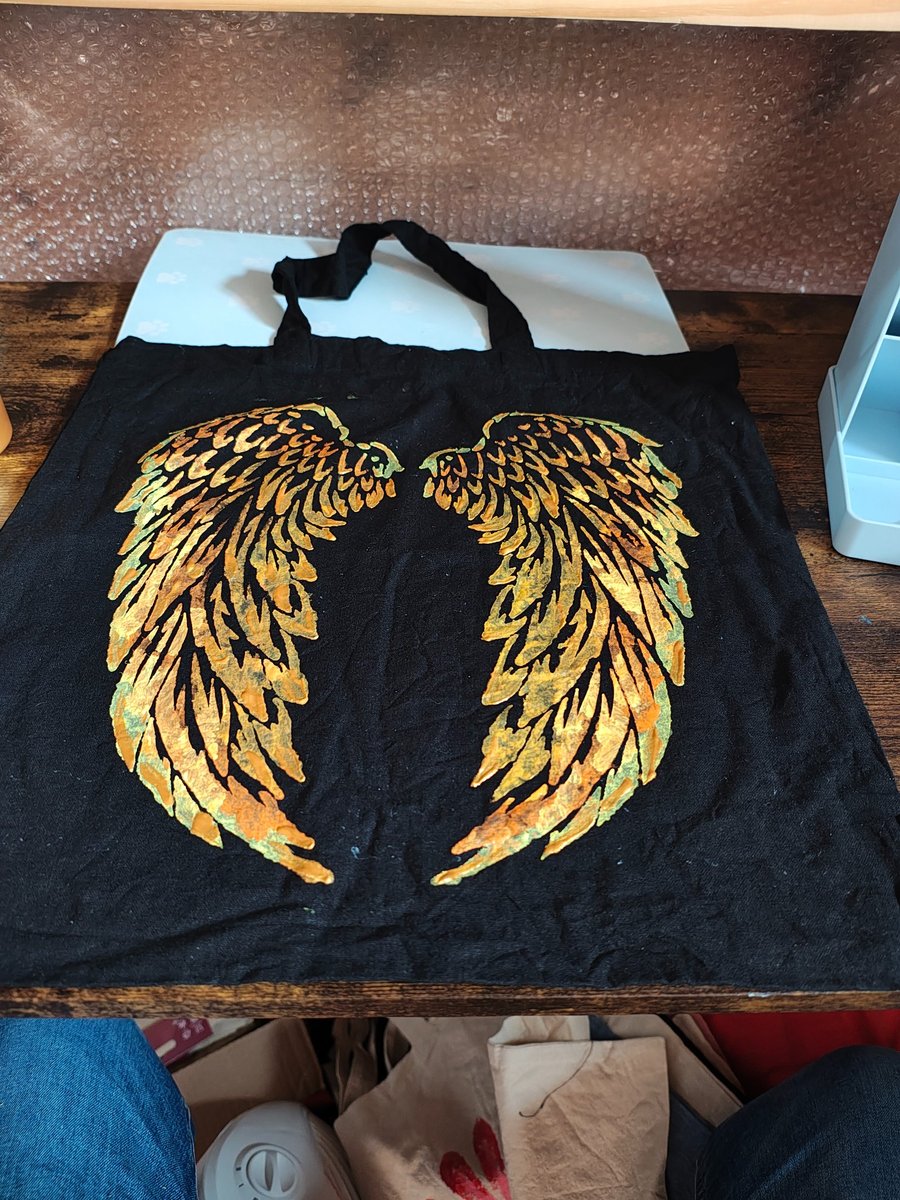 Hand painted tote bags 