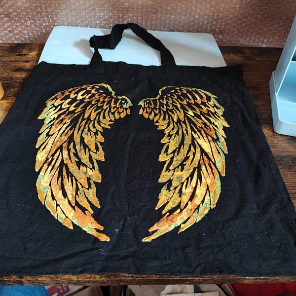 Hand painted tote bags 