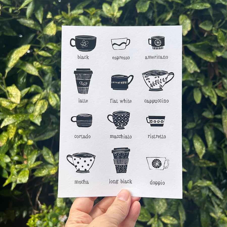 'What's your coffee order?' A5 Digital  Print